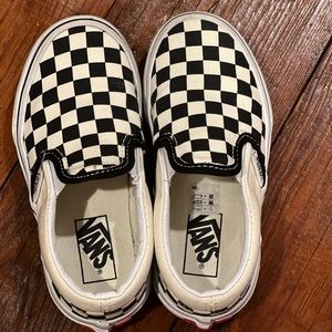 Kids Classic Checkerboard SlipOn